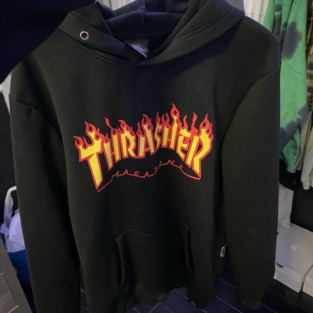 THRASHER black hoodie